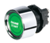 Green Push Engine Start Button 12 Volt