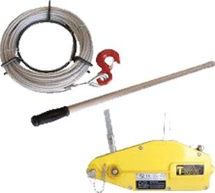 4WDbits T-Max 1200kg Pulling Tirfor Style Hand Winch