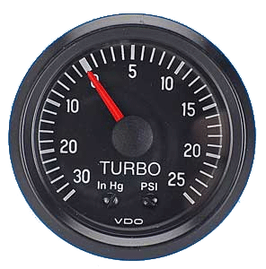 4WDbits VDO Mechanical Vacuum Boost Gauge